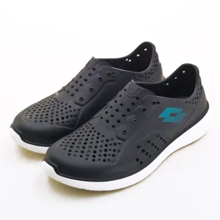 【LOTTO】男 晴雨穿搭戶外休閒運動涼鞋 ROVER洞洞鞋系列(深藍 9926)