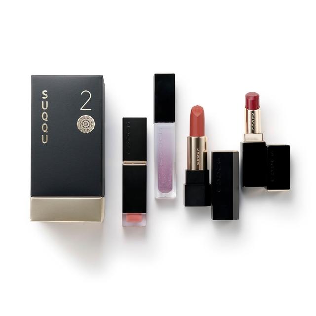 SUQQU 限定唇彩組(效期:2026/6) 精選4款獨特色澤與質地，完美融合時尚與美感，讓妳輕鬆展現多樣風格。每款唇彩皆具高顯色度與豐潤感，適合日常與特別場合使用，是收藏與彩妝愛好者的必備選擇。