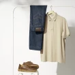 【pierre cardin 皮爾卡登】網路獨家 男款 休閒服飾百搭網眼透氣素色短袖POLO衫(多色任選)