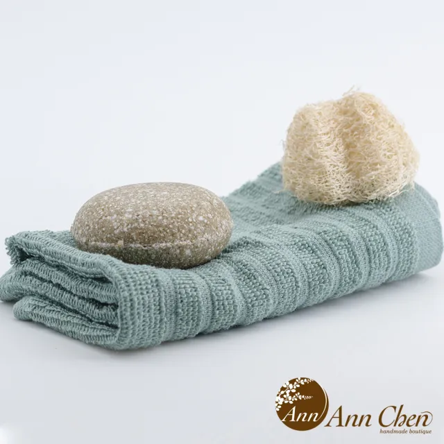 【AnnChen 陳怡安手工皂】一塊洗-艾草潔淨餅60gx2入組(Allinone系列固態洗髮沐浴)
