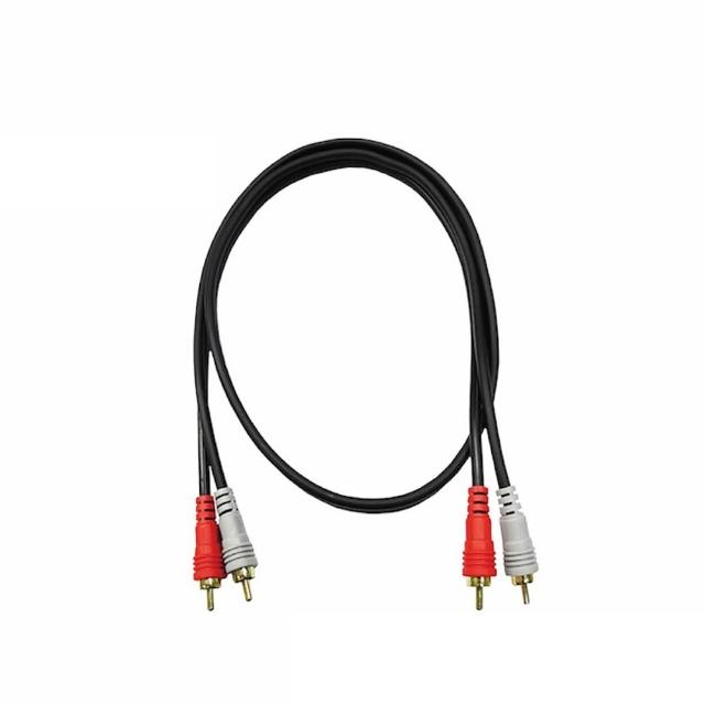 【Stander】AV-202G 雙 RCA 轉雙 RCA 音源線 1M(公司貨保證)