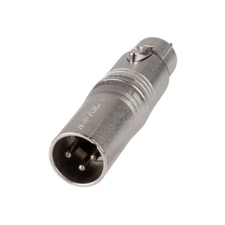 【湯德昌電子】NEUTRIK NA3FMX 三芯卡農公頭 對 三芯卡農母頭轉換器(接點2-3倒置)