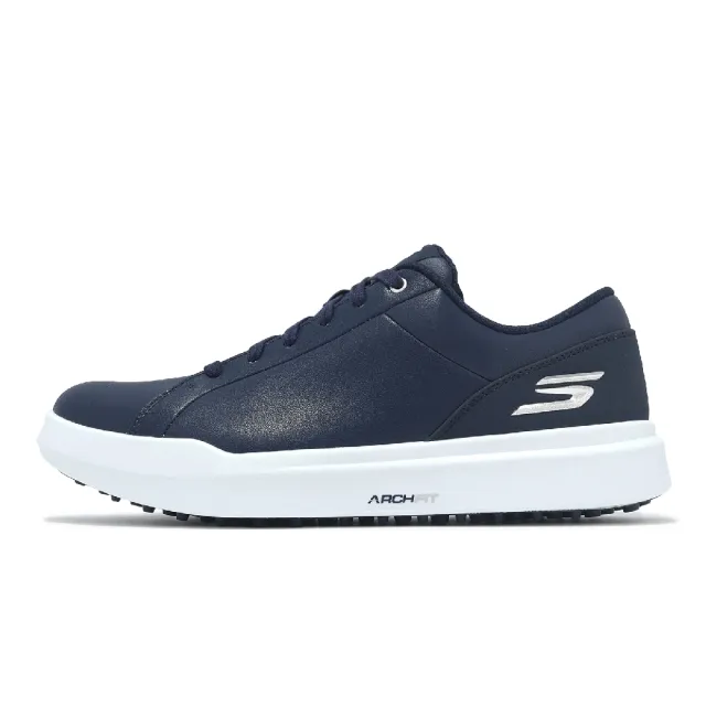 【SKECHERS】高爾夫球鞋 Go Golf Drive 6 男鞋 防水鞋面 藍 支撐 止滑 高球(214128-NVY)