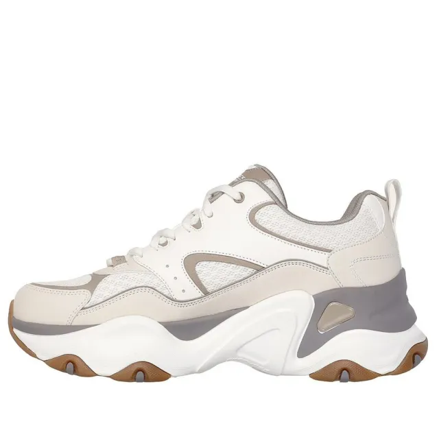 【SKECHERS】D lites 5.0 男 運動休閒鞋 厚底 增高 老爹鞋 舒適 米 卡其(232491OFWT)