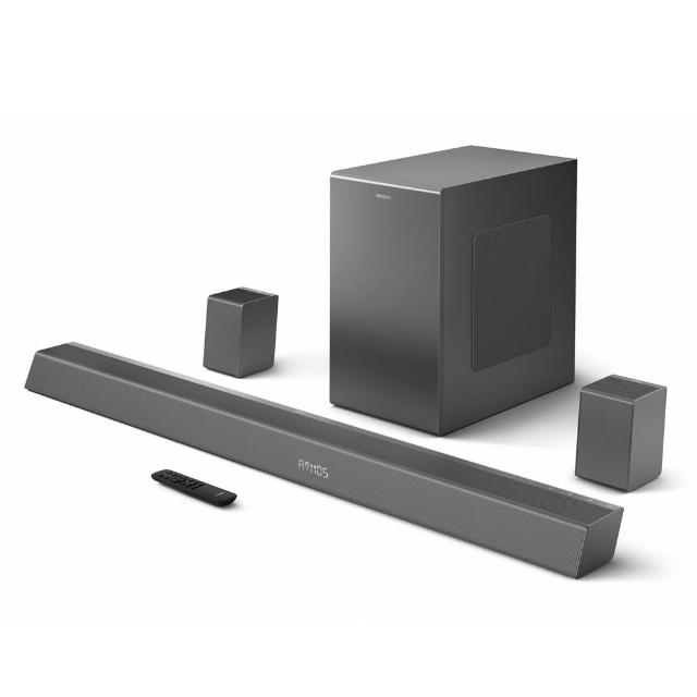 【Philips 飛利浦】5.1.2聲道聲霸 無線重低音家庭劇院 SoundBar TAB8967