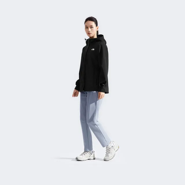 【The North Face】TNF 休閒 運動 連帽防潑水外套 W SANGRO DRYVENT JACKET 2.0-AP 女 黑(NF0A8DX8JK3)