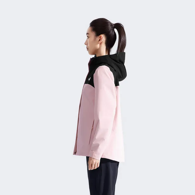 【The North Face】TNF 休閒 運動 連帽防潑水外套 W SANGRO DRYVENT JACKET 2.0 - AP 女 粉(NF0A8DX8E93)