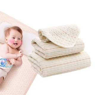 【i-Smart】聰明媽咪 嬰幼兒4層防水尿墊 寶寶隔尿墊 透氣防水墊 生理期產褥墊 保潔墊(100x70/120x60/90x50)