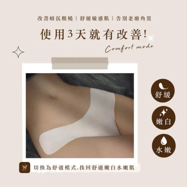 【D.Nymph 丁妮芙】12入 煥白水嫩私密處面膜45ml 台灣製(私密處保養 私密處嫩白 除毛 私密處保濕)