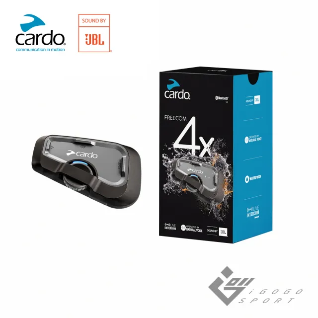 【Cardo】FREECOM 4X 安全帽通訊藍牙耳機(單入組 官方直營)