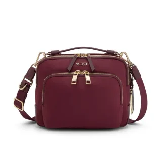 【TUMI】VOYAGEUR Teghan 休閒斜背包 - 勃根地紅(TUMI 官方旗艦店)