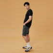 【Lee 官方旗艦】男裝 牛仔短褲 / 901 合身彈性 灰色洗水(LB522004888)