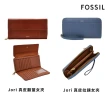 【FOSSIL 官方旗艦館】精選經典真皮拉鍊/翻蓋長夾(多款任選 單一價)