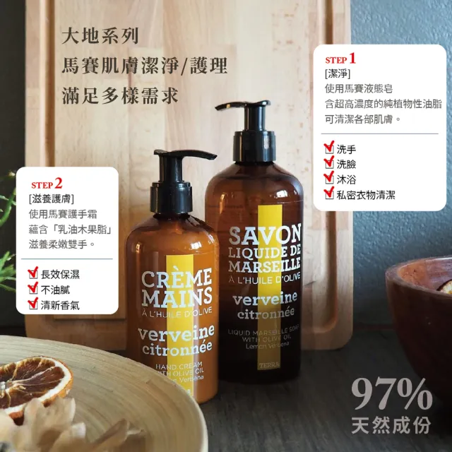 即期品【C.D.P 愛在普羅旺斯】大地系列 TERRA 護手霜 300mL(香氛任選/滋養/修護/天然成份)