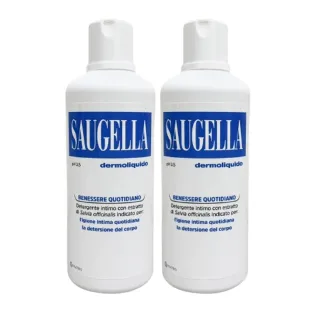 【SAUGELLA 賽吉兒】菁萃潔浴凝露_日用型750ml 兩件組(平行輸入)
