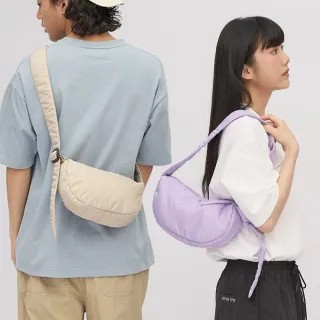 【plain-me】(小型寬帶半月包) 防潑水 男/女側背包 包包 斜背包 側背包 小包 (PLN3037-242)