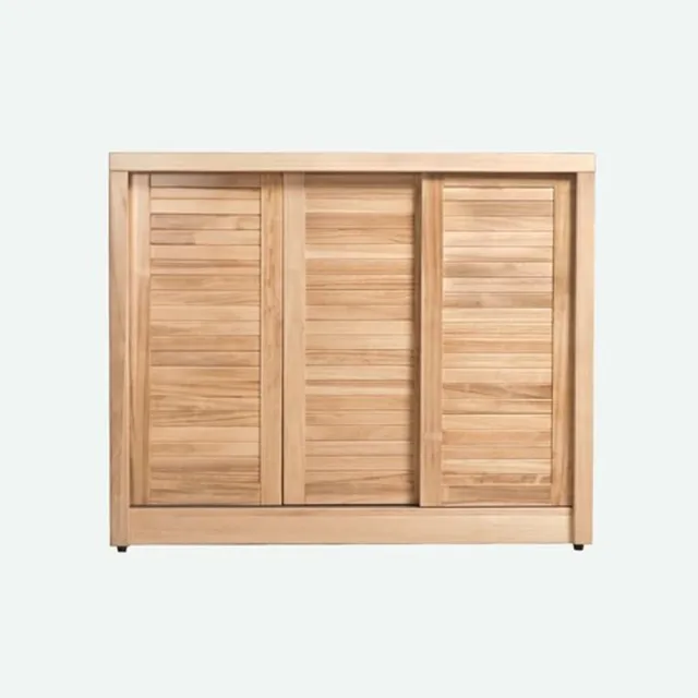 【高仕隆原木傢俱】格格原木鞋櫃4尺(製作期20天 實木 MIT 無甲醛 油桐木)