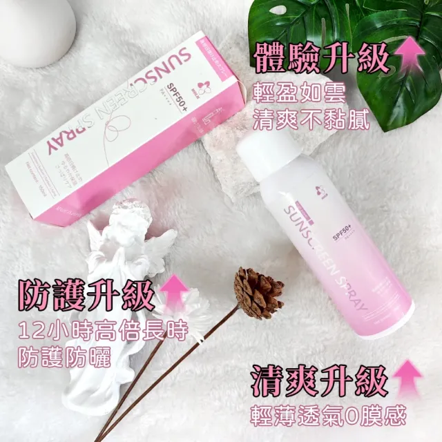 【居家新生活】日本MOLN 高倍防曬噴霧 SPF50+ PA++++ 150mlx3瓶(防曬噴霧 高效防曬 清爽防曬 全身防曬)