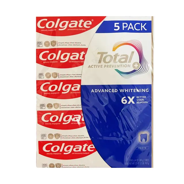 【Star 星】高露潔 全效潔白牙膏5入(全效潔白牙膏 181公克 X 5入)