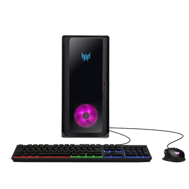 【Acer 宏碁】16核心RTX獨顯電競電腦(PO3-650/i7-13700F/64G/4TB+4TB SSD/RTX5070-12G/W11P)