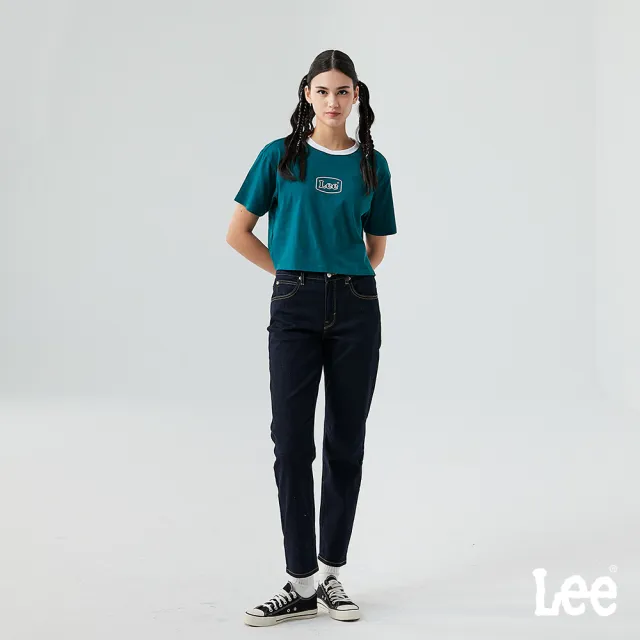 【Lee】女裝 牛仔褲 / 413 高腰標準小直筒 清水洗(LB517041898)