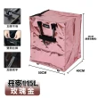 【ONE HOUSE】115L 丹麥附輪超大容量手提防水折疊購物車_特大款(收納包 旅行袋 買菜車  摺疊購物車)