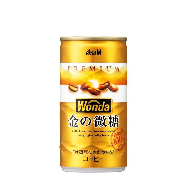 【ASAHI 朝日】WONDA金的微糖咖啡182mlx30入/箱(官方直營)