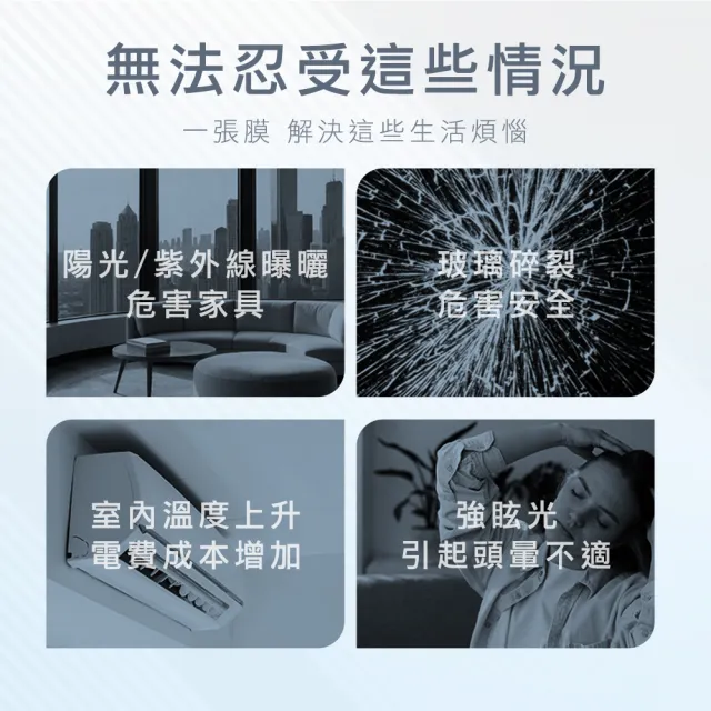 【智殿】窗戶貼膜 隔熱貼 抗UV隔熱遮光玻璃窗貼 窗戶遮光貼紙 窗戶隔熱紙(防曬膜 玻璃靜電貼 165-TIP)
