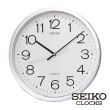 【SEIKO 精工】QXA020 金色/銀色光感外框時鐘掛鐘(SEIKO、掛鐘、日本原廠機芯、靜音指針、清新好搭配)
