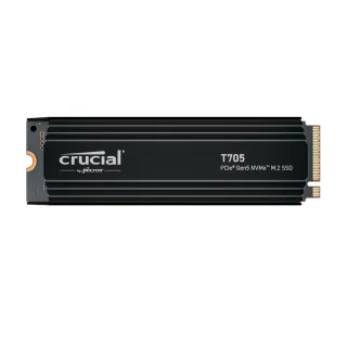 【Crucial 美光】T705 1TB Gen5 SSD固態硬碟 含散熱器(CT1000T705SSD5)