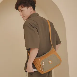 【金安德森】Mousse 船型側背包(夕陽橘)