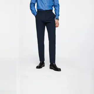 【G2000】男款 針織面料彈性涼感休閒斜袋長褲-深藍色(3616204578) 38女王節首選