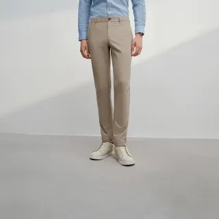 【G2000】男款 柔軟多面彈性休閒斜袋長褲-沙色 可機洗或乾洗(4616299512) 38女王節首選