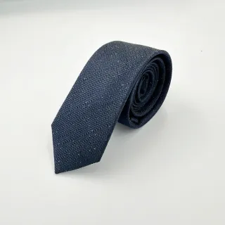 【G2000】絲質暗紋配襯領帶-海軍藍色(4610018079)