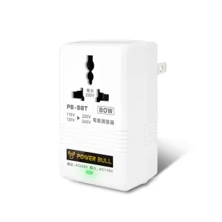 【Dr.AV 聖岡科技】110V變220V數位電壓調整器-最大負載80W(PB-58T)