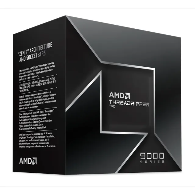 【AMD 超微】Ryzen Threadripper PRO 9985WX 64核心處理器(3.2 GHz)