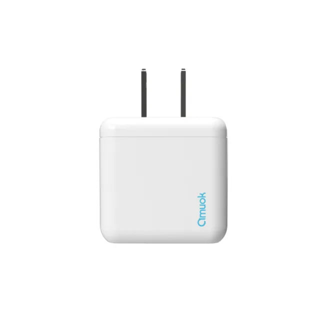 【amuok】36W GaN 氮化鎵雙孔快充充電器 USB+Type-C(充電器 充電頭 旅充頭)