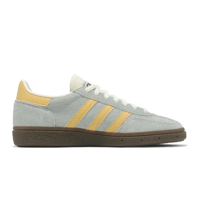【adidas 愛迪達】休閒鞋 Handball Spezial 男鞋 女鞋 灰 橘 膠底 麂皮 復古 三葉草 愛迪達(HQ5131)