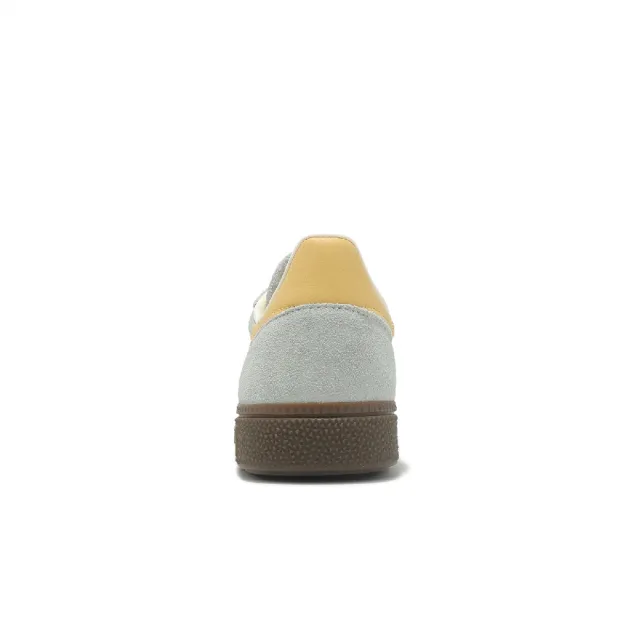 【adidas 愛迪達】休閒鞋 Handball Spezial 男鞋 女鞋 灰 橘 膠底 麂皮 復古 三葉草 愛迪達(HQ5131)