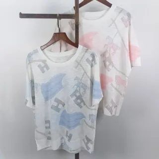 【SuperWands】樂園童趣針織印花上衣