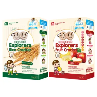 【米大師】探索者米餅 系列 40g(7m+ / 白米糙米 / 蘋果香蕉)