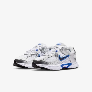 【NIKE 耐吉】休閒鞋 V5 RNR GS 大童 女鞋 銀 藍 復古 緩震 運動鞋(HQ6411-101)
