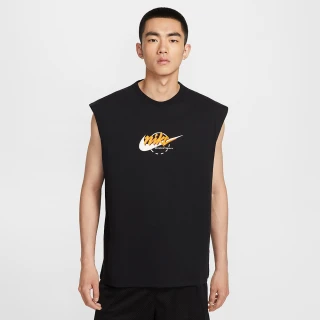 【NIKE 耐吉】背心 男 運動 籃球衣 訓練 AS M NK TEE SL M90 OC MOTO 1 L 黑 IB4329-010(2S4522)