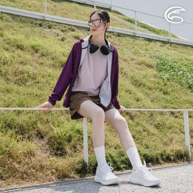 【ADISI】女彈性乾爽快排短上衣 AL2511064 粉紫 M-2XL(吸濕排汗 快乾 排汗衣)