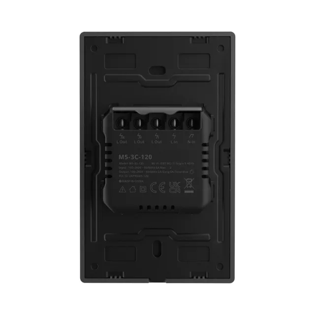【松諾SONOFF】M5智能開關/Wifi開關/支援eWeLink(三開關/三切/三鍵)