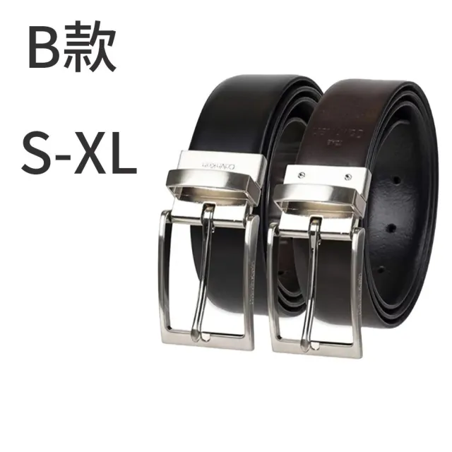 【Calvin Klein 凱文克萊】CK 經典LOGO 皮革 男生皮帶 男士腰帶(美國原廠正品)