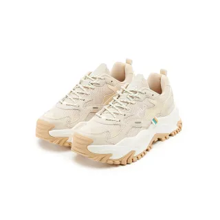 【FILA官方直營】TWAIN MAX 中性運動鞋-米(4-C620Z-920_253)