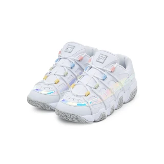 【FILA官方直營】BARRICADE XT97 HOLOGRAM 中性籃球鞋-白(4-B509Z-007_253)