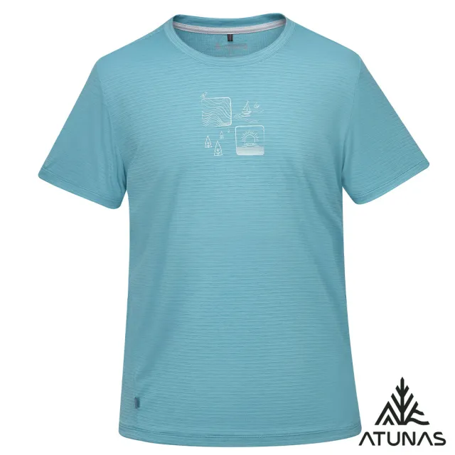 【ATUNAS 歐都納】女男款排汗透氣短袖T恤(多色任選/戶外休閒/日常穿搭)