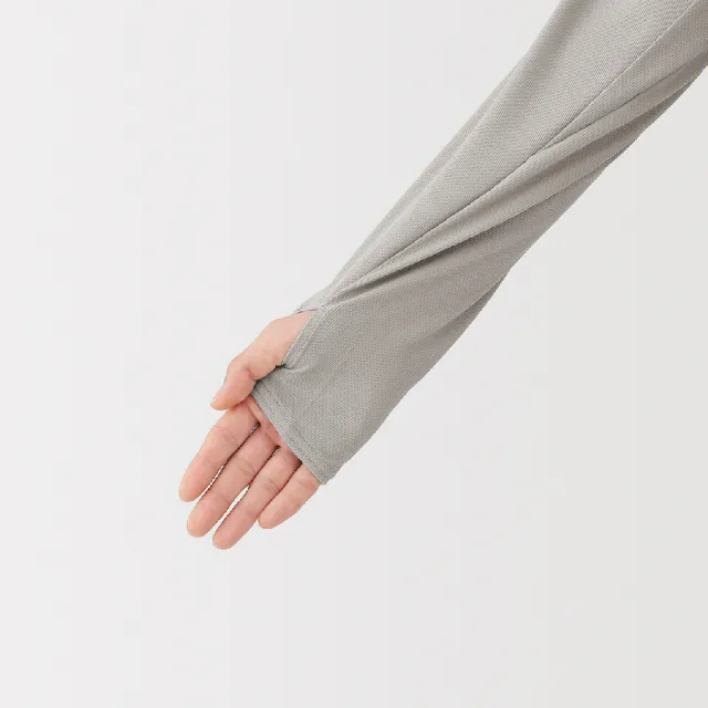 【MUJI 無印良品】男抗UV速乾可攜式拉鍊連帽外套(灰銀/黑色/煙燻藍)